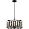 Quoizel Bankston 4-Light Matte Black Pendant QP5600MBK - alternate 1